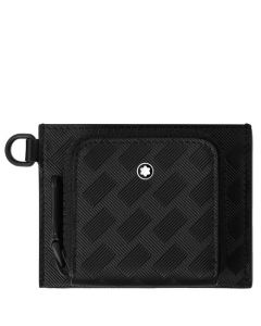 Black Extreme 3.0 3CC Card Holder with Pocket, designed by Montblanc. 