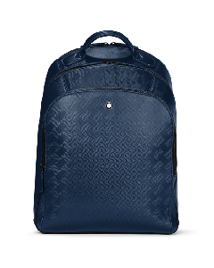 Montblanc's Extreme 3.0 Ink Blue Medium Backpack 3 Compartment is great for work or weekends away.