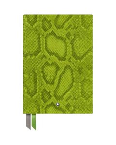 This is the Montblanc Green Mock Python Print Fine Stationery #146 Lined Notebook.