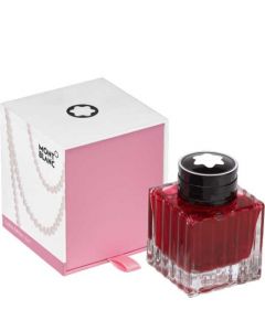 This is the Montblanc pink ladies edition 50 ml ink bottle.