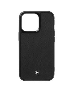 This Black Sartorial iPhone 14 Pro Case is designed by Montblanc. 