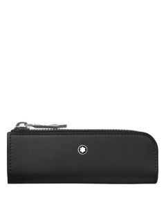This Black Meisterstück Selection Heritage Rouge et Noir 'Baby' 1 Pen Pouch was designed by Montblanc. 