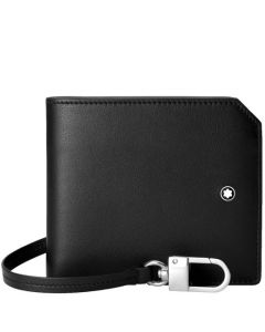 Meisterstück Selection Black 6CC Wallet designed by Montblanc. 