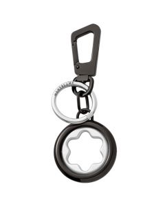 This Spinning Emblem Meisterstück Ruthenium Key Fob has been designed by Montblanc. 