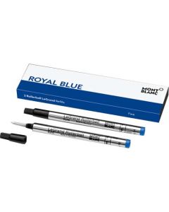 This pack of blue refills from Montblanc come in a Legrand Rollerball with fine nib.