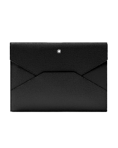Montblanc Sartorial Envelope Pouch Black Saffiano Leather