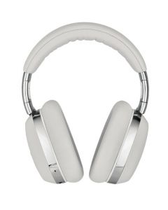 These Montblanc Gray Over-Ear MB 01 Smart Travel Headphones are wireless. 