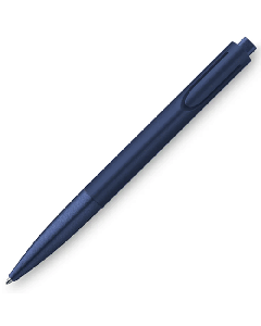LAMY's Noto Special Edition Deep Blue Ballpoint Pen with a matte deep blue barrel.