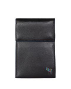This is the Paul Smith Black Zebra Logo Neck Pouch. 