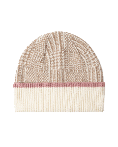 Women's 'Prince of Wales Check' Lambswool Beanie