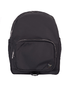 Zebra Black Recycled Nylon Backpack 
