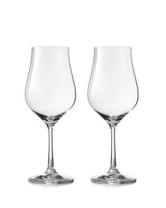 These Classic Collection 2 x 35cl White Wine Glasses have been created by Royal Scot Crystal.