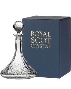 This London 85cl Ships Decanter will be presented inside a Royal Scot Crystal gift box.