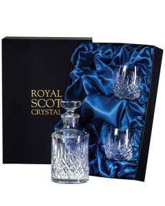 This Royal Scot Crystal London Whisky Set will be presented inside a satin-lined gift box.
