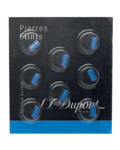 Pack of 8 Blue S.T. Dupont Lighter Flints.