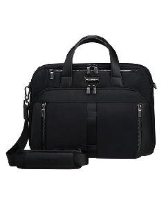 This Samsonite Urban-Eye Black Briefcase 15.6" is made out of ballistic nylon with recycled PET bottles.