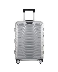 Samsonite's Proxis Alu Spinner Carry On Case, 55 cm is made out of aluminium and weighs 5.2 kg.