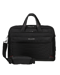 Samsonite's Pro-DLX 6 Briefcase 17.3" Black Nylon  with water resistant fabric.