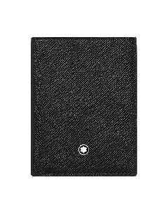Montblanc Sartorial 4CC Mini Wallet in Black Leather.