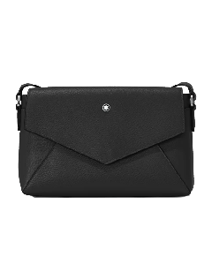 Montblanc's Sartorial Small Double Bag in Black Saffiano is great for when you don't need to carry too much.