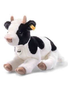This is Luise the Calf designed by Steiff. 