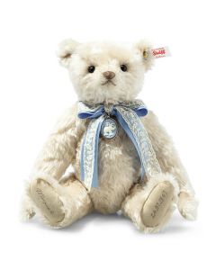 This 175th Birthday RMS Margarete Teddy Bear is designed by Steiff. 