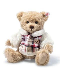 This is Ben the Teddy Bear in a Winter Jacket designed by Steiff. 