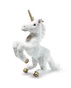 Soya the Unicorn - Teddies for Tomorrow, designed by Steiff. 