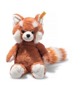 This Teddies for Tomorrow Benji the Red Panda is designed by Steiff. 