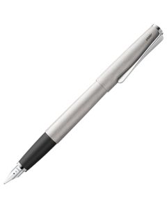 The LAMY brushed steel fountain pen in the Studio collection.