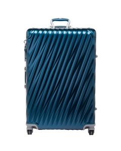 This Denim Blue 19 Degree Aluminium Extended Trip Packing Case is designed by TUMI. 