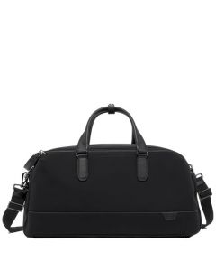 This Black Harrison Port Weekend Duffel Bag was designed by TUMI. 