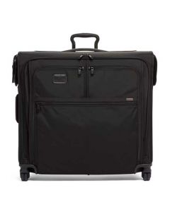 This extended trip garment bag has been designed by TUMI.