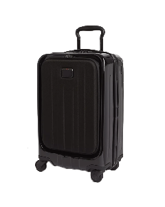 This TUMI V4 Black International with Pocket Carry-On has a hard shell exterior which is durable and made to last. 