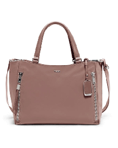 TUMI's Voyageur Valetta Medium Tote Bag in Mauve is practical and stylish!