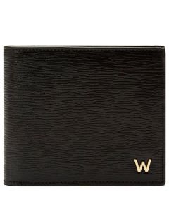 This Black 'W' 4CC Billfold Wallet with Coin Pouch is designed by WOLF 1834.