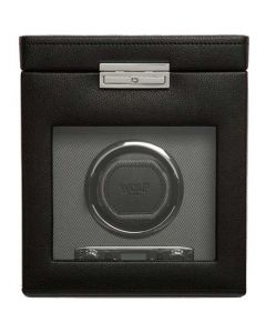 This is the WOLF Grey Viceroy Watch Winder with Storage.