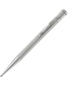 This is the Yard-O-Led Diplomat Hexagonal Silver Barley Pencil.